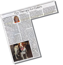 Article: Pet Therapy For Elders
